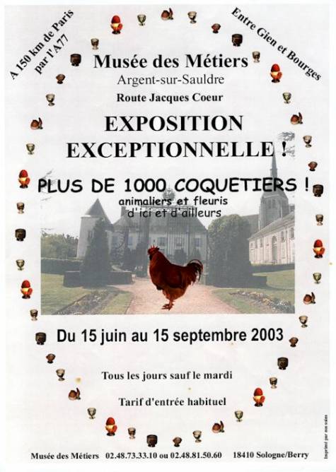 expo coquetiers Argent 2003 photo S